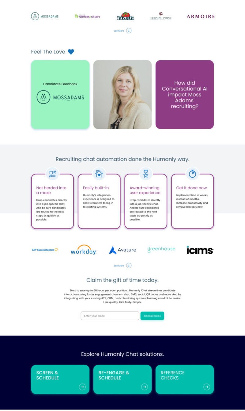 Humanly Feature Page