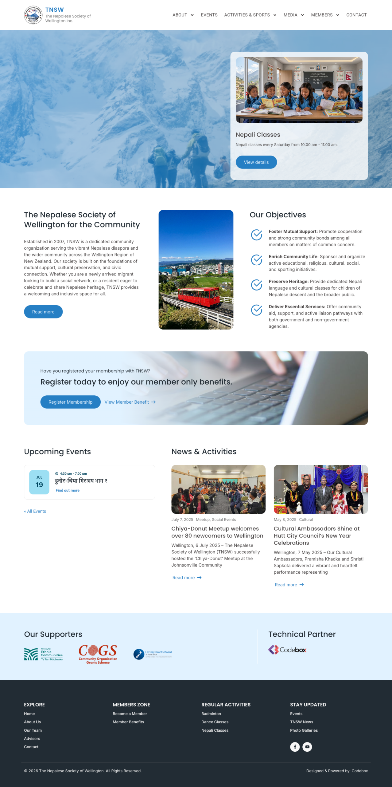 TNSW - Homepage
