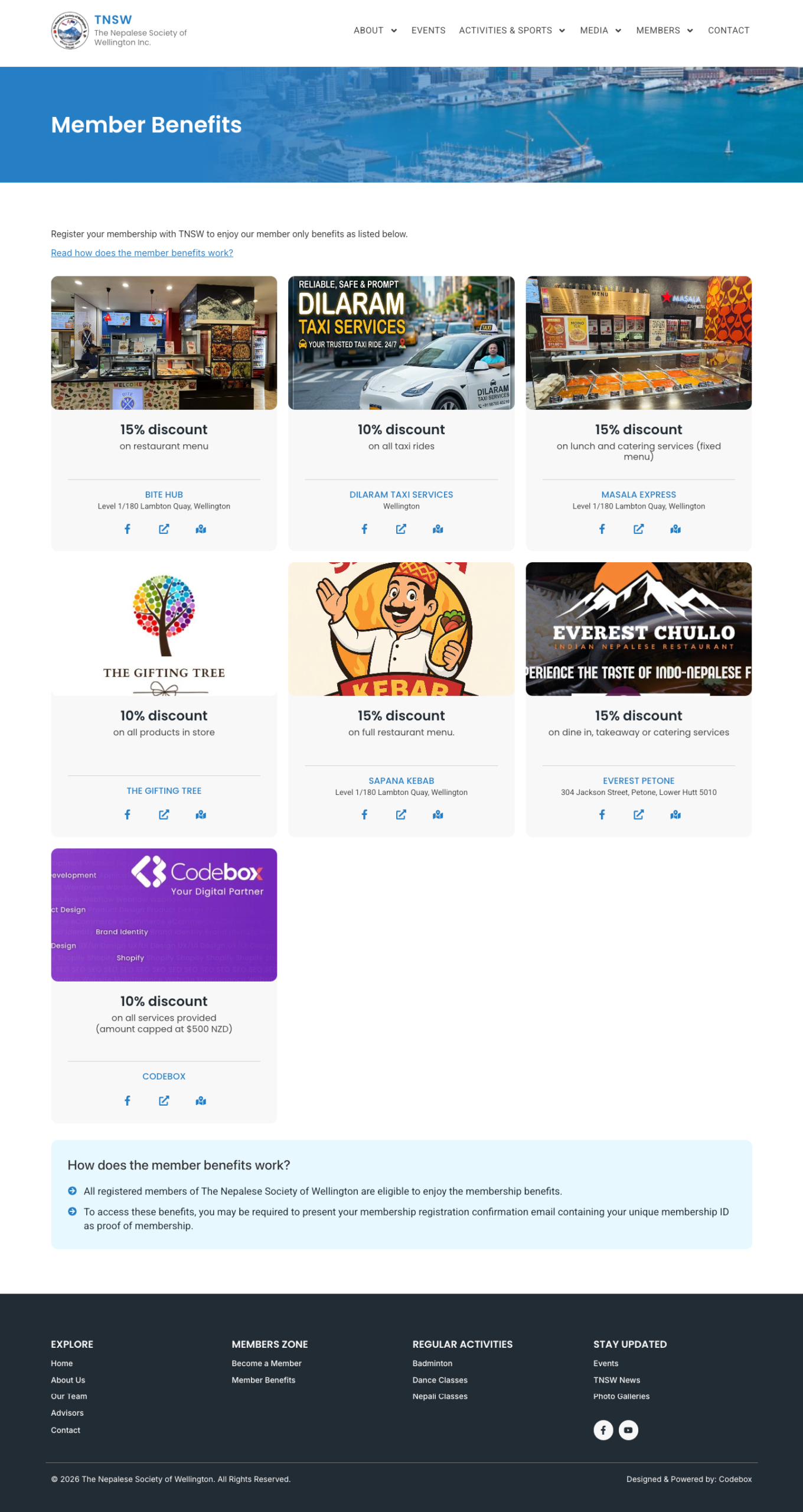 TNSW - Member Benefits